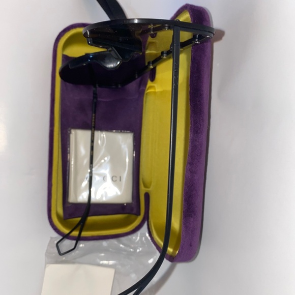 GUCCI SS19 Mask Shield Sunglasses Matte Black UNISEX - Picture 8 of 14